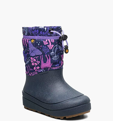 Snow Shell Boot - Cosmic Forest Kids' Winter Boots in Indigo Multi for $75.00