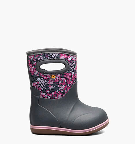 Baby Classic - Impressionist Floral Baby Boots in Dark Gray Multi for $60.00