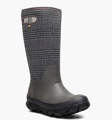 Whiteout Plaid Women's Winter Boots in Cement Multi for $139.90
