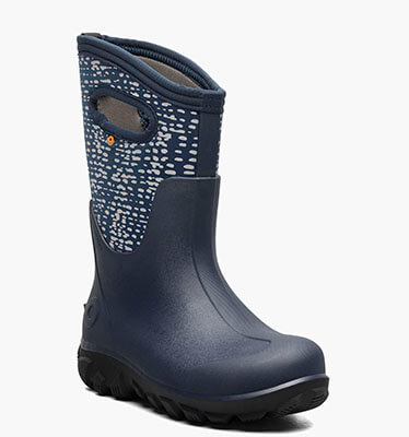 Classic Seamless Sparkle Dot Kids' Winter Boots in Navy Multi for $95.00