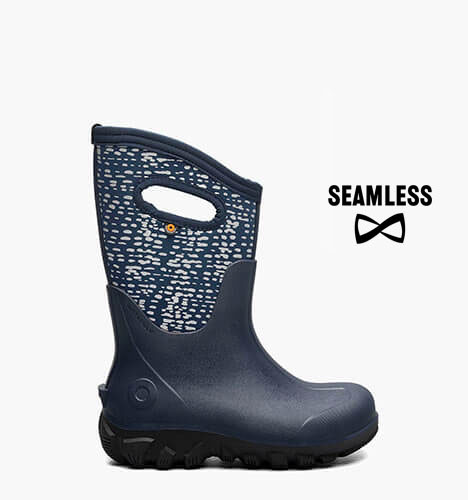 Classic Seamless Sparkle Dot Kids' Winter Boots in Navy Multi for $95.00