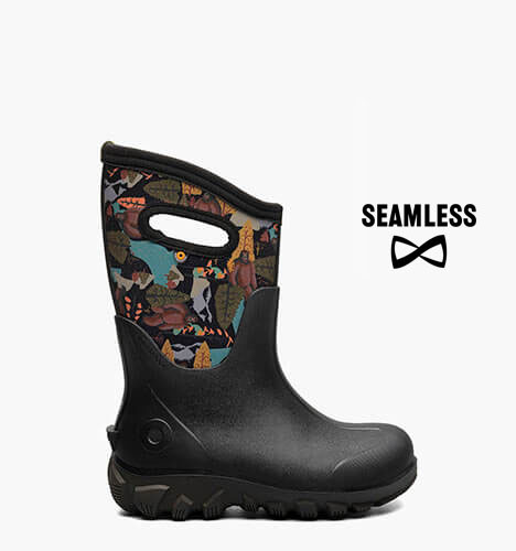 Classic Seamless Yeti Kids' Winter Boots in Black Multi for $95.00
