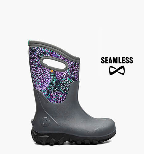 Classic Seamless Dandelion Kids' Winter Boots in Dark Gray Multi for $95.00