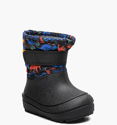 Baby Snow Shell - Real Dino Baby Boots in Black Multi for $55.00
