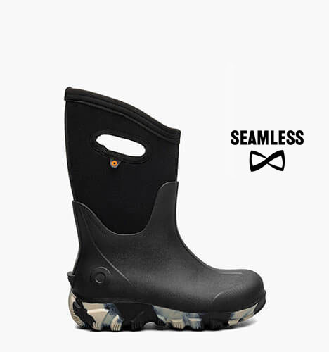 Classic Seamless Marble Kids' Winter Boots in Black Multi for $95.00