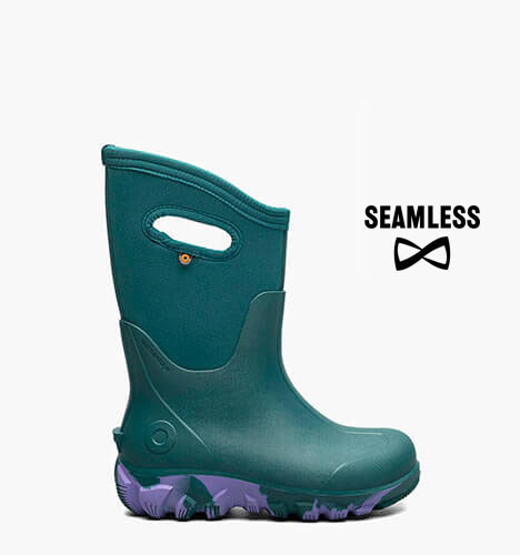 Classic Seamless Marble Kids' Winter Boots in Dark Turquoise for $95.00