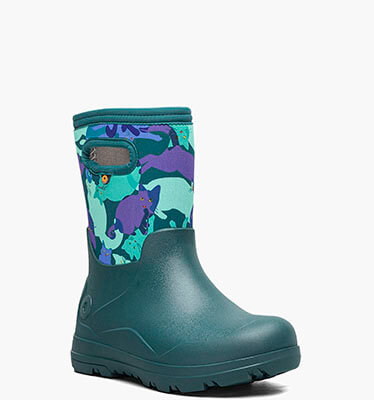 York Seamless Catmo Kids' Winter Boots in Teal Multi for $80.00