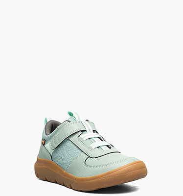 Skyline Kicker Low Kids Slip Ons in Mint Green for $65.00