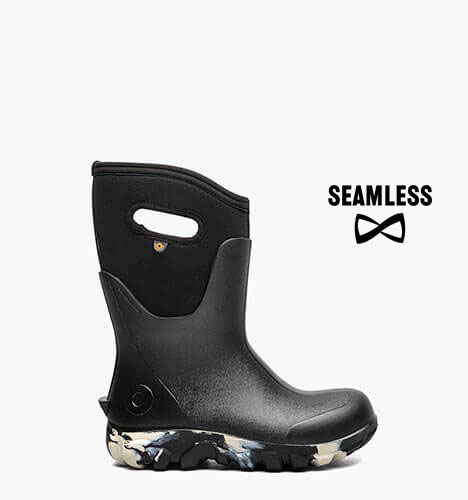 Classic Seamless Mid Marble Women's Farm Boots Black Multi