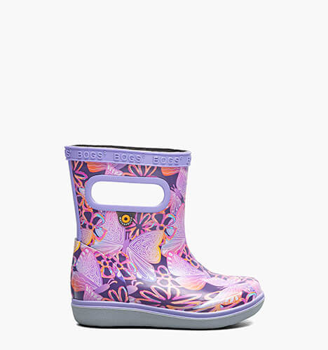 Skipper II Solar Butterfly Kids' Rainboots in Purple Multi for $45.00