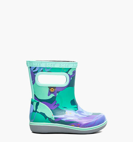 Skipper II Catmo Kids' Rain Boots in Teal Multi for $45.00