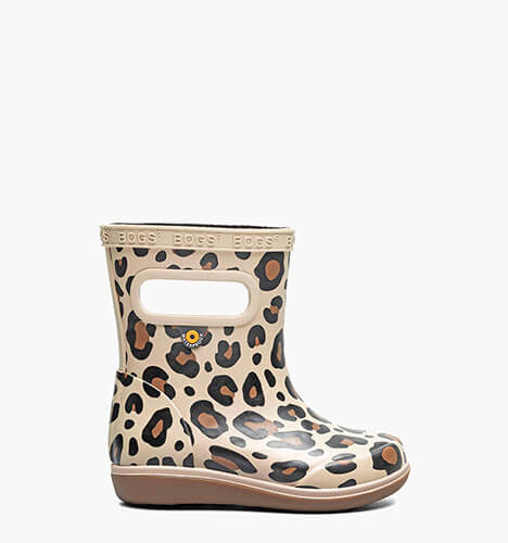 Skipper II Leopard Kids' Rain Boots in Taupe Multi for $45.00