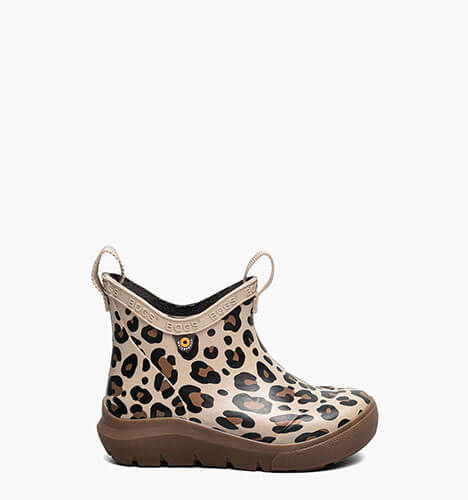 Skyline Rain Chelsea Leopard Kids' Rain Boots in Taupe Multi for $60.00