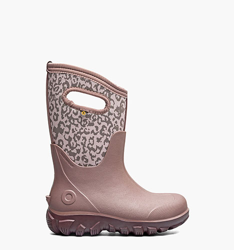 Classic Seamless - Glitter Leopard Kids' Winter Boots in Rose for $95.00