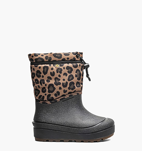 Snow Shell - Leopard Kids' Winter Boots in Black Multi for $75.00