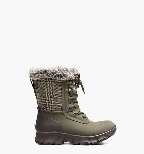 Arcata II Plaid Women's Winter Boots in olive multi for $185.00