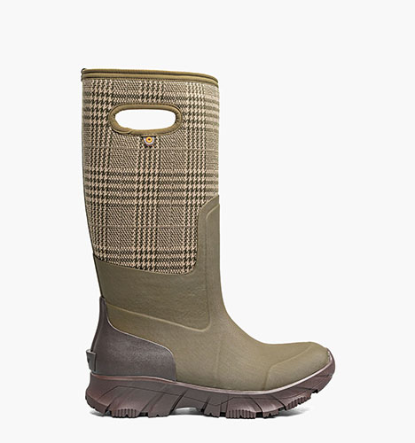 Whiteout II Plaid Women's Winter Boots in olive multi for $180.00