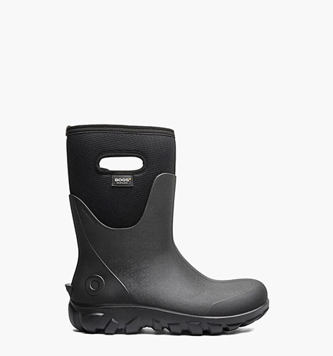 Classic Seamless Mid Handles Men's Farm Boots in Black for $140.00