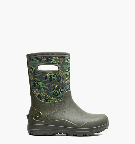 York Seamless - Tractor Time Kids' Winter Boots in Dark Green Multi for $80.00