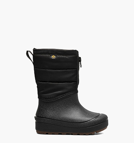 Snow Shell Zip - Solid Kids' Winter Boots in Black for $75.00